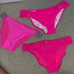 pink bikini bottoms